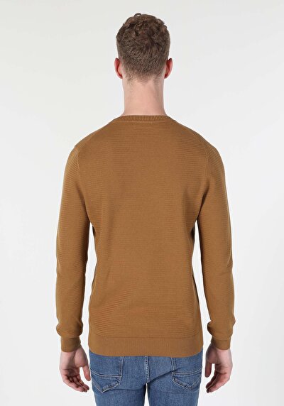 Image de Pull Marron Regular Fit Homme