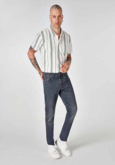 Image de 041 Danny Pantalon Noir En Slim Fit Homme