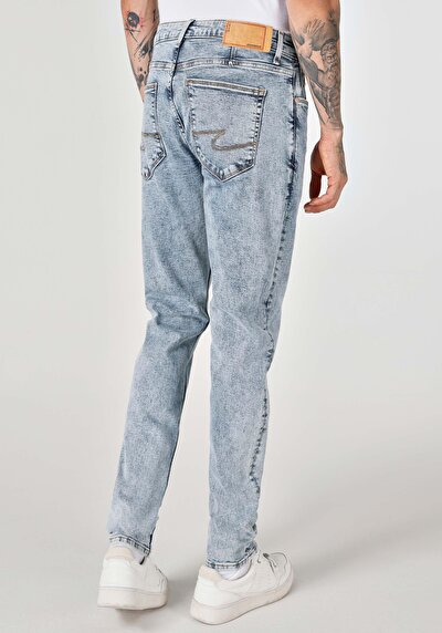 Image de 041 Danny Pantalon Bleu   En  Slim Fit Homme