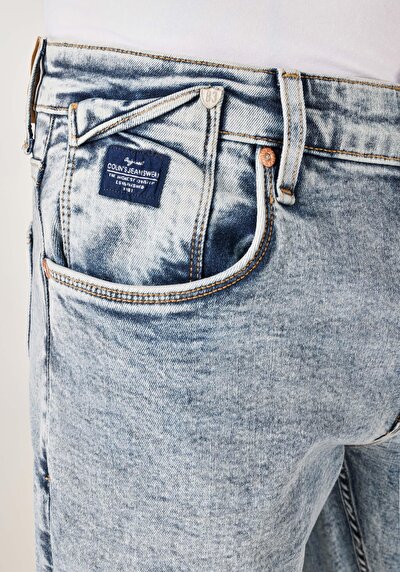 Image de 041 Danny Pantalon Bleu   En  Slim Fit Homme