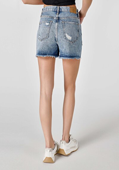 Image de Short Denim Mom Short Femme