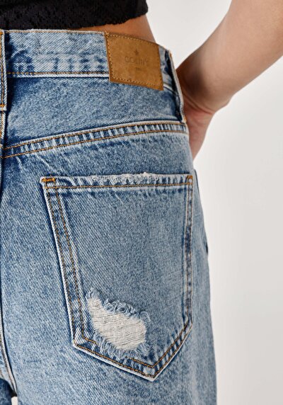 Image de Short Denim Mom Short Femme