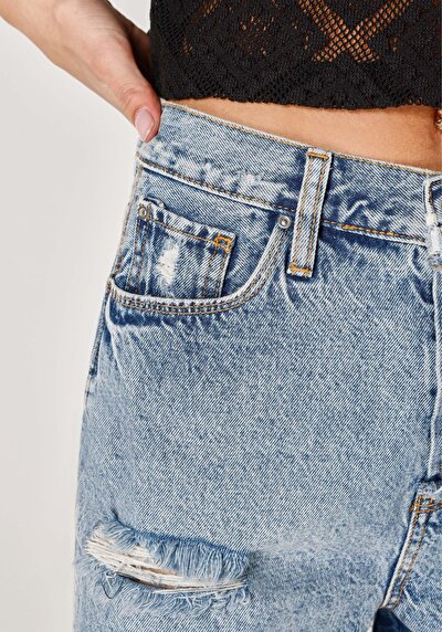 Image de Short Denim Mom Short Femme