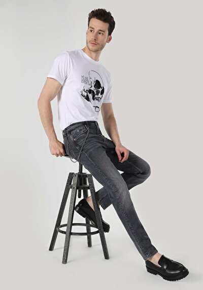 Image de 044 Karl Pantalon Noir En Straight Fit Homme