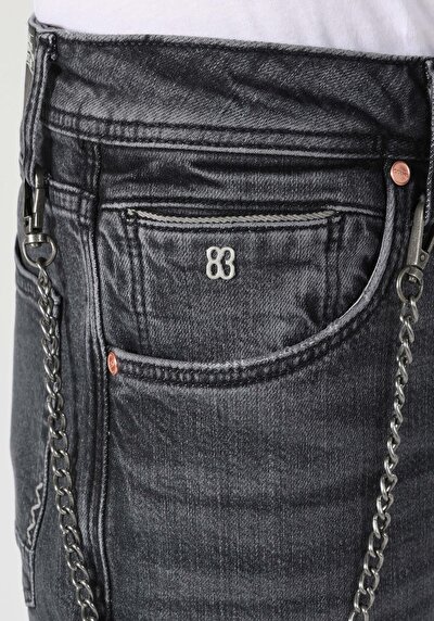 Image de 044 Karl Pantalon Noir   En  Straight Fit Homme