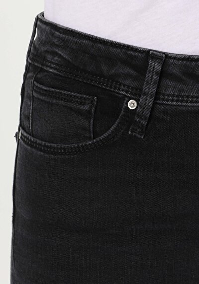 Afficher les détails de 703 Carla Pantalon Noir   En  Slim Fit Femme