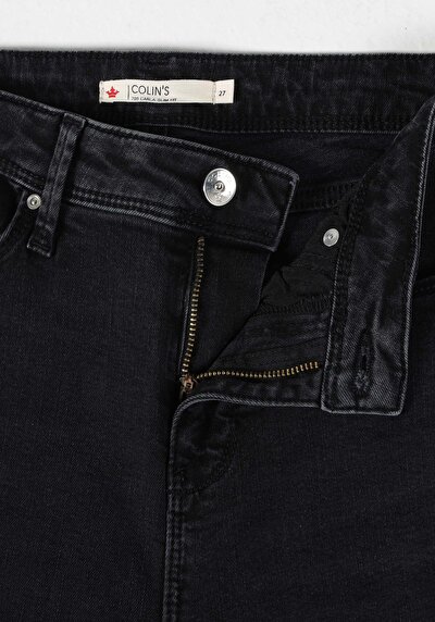 Afficher les détails de 703 Carla Pantalon Noir   En  Slim Fit Femme