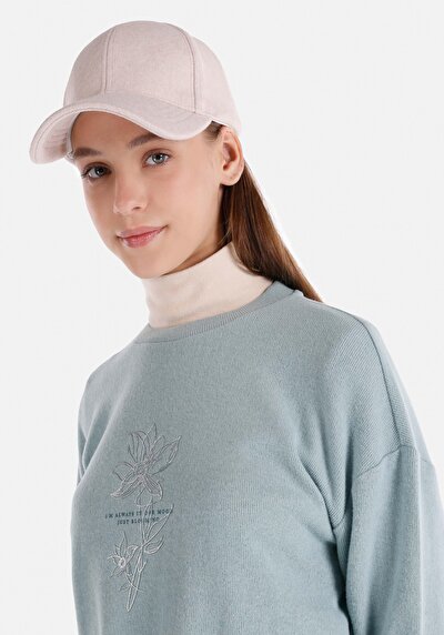 Afficher les détails de T-shirt À Manches Longues Vert Regular Fit  Femme