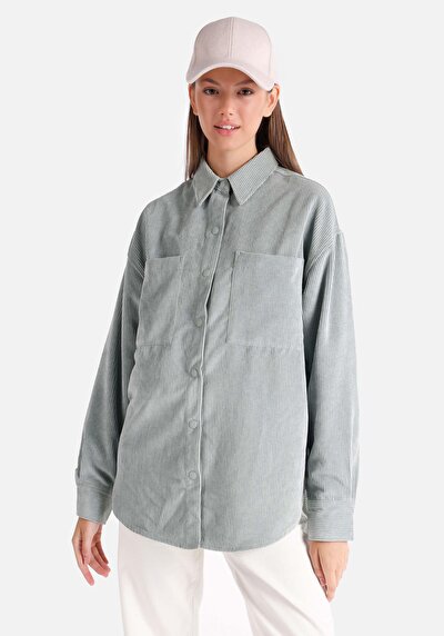 Image de Chemise À Manches Longues Vert Femme