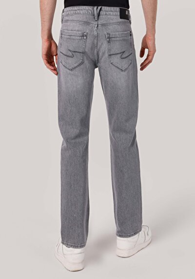 Image de 045 David Pantalon Gris En Regular Fit Homme