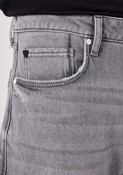 Image de 045 David Pantalon Gris   En  Regular Fit Homme