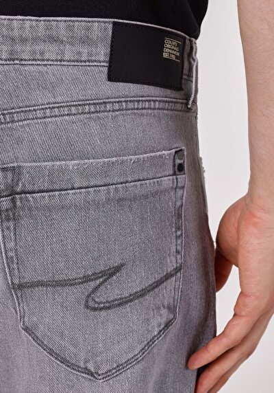 Afficher les détails de 045 David Pantalon Gris   En  Regular Fit Homme