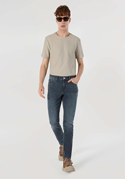 Image de 067 Jack Pantalon Bleu Foncé En Regular Fit Homme
