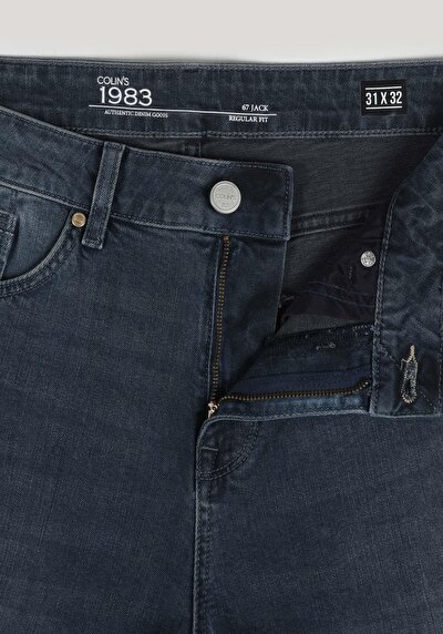 Afficher les détails de 067 Jack Pantalon Bleu Foncé   En  Regular Fit Homme