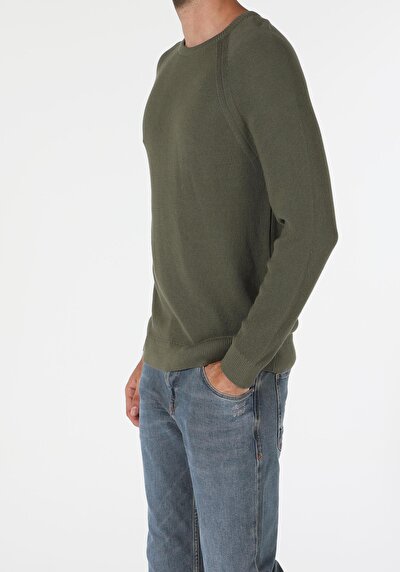 Image de Pull Kaki Regular Fit   Homme