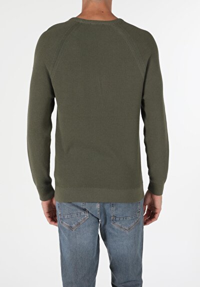 Image de Pull Kaki Regular Fit   Homme