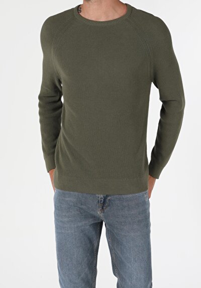 Image de Pull Kaki Regular Fit   Homme
