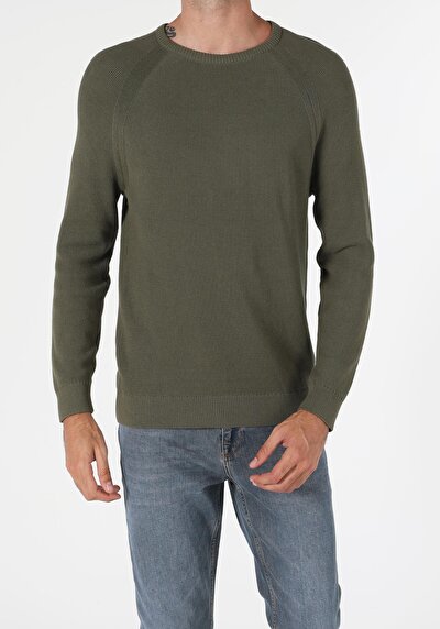 Image de Pull Kaki Regular Fit   Homme