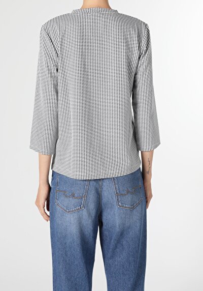 Image de T-shirt À Manches Longues Multicolou Regular Fit Femme