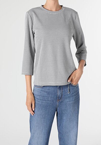 Image de T-shirt À Manches Longues Multicolou Regular Fit Femme