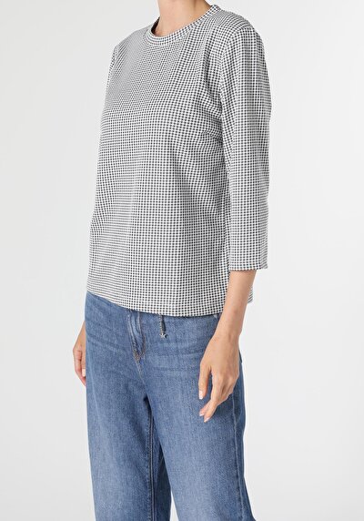 Image de T-shirt À Manches Longues Multicolou Regular Fit  Femme