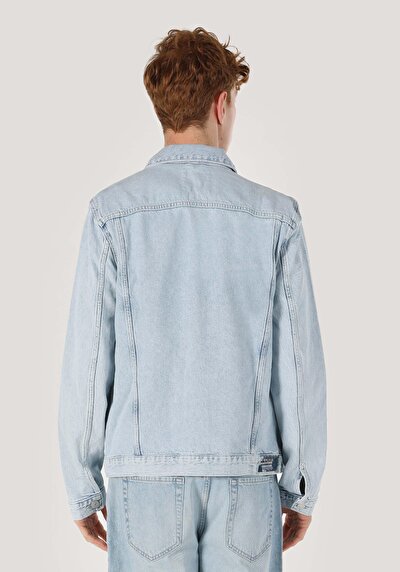 Afficher les détails de Veste De Blazer Bleu Clair Regular Fit   Homme
