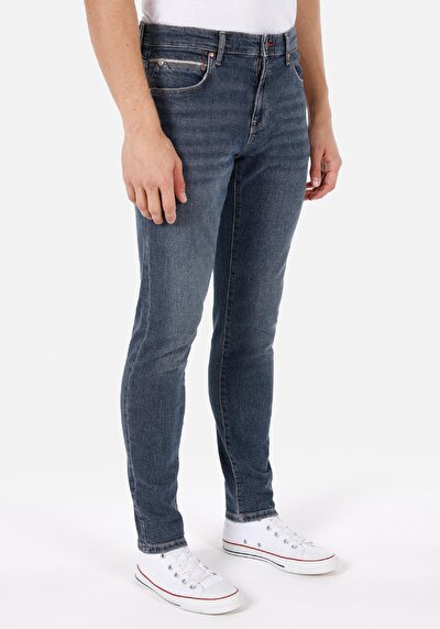 Image de 041 Danny Pantalon Slim Leg Low Rise En Jean Slim Fit Homme