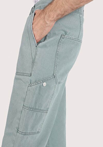 Image de 065 Rory Pantalon Vert   En  Worker Fit Homme
