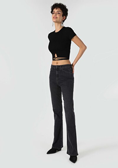 Image de 791 Monica Pantalon Denim En Regular Fit Femme