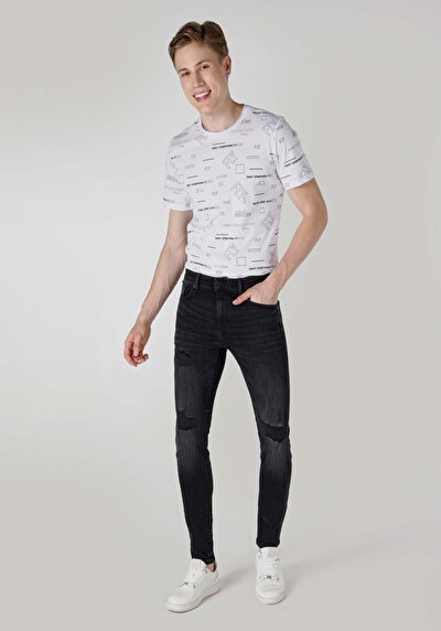 Image de 041 Danny Pantalon  Slim Leg Low Rise En  Slim Fit Homme