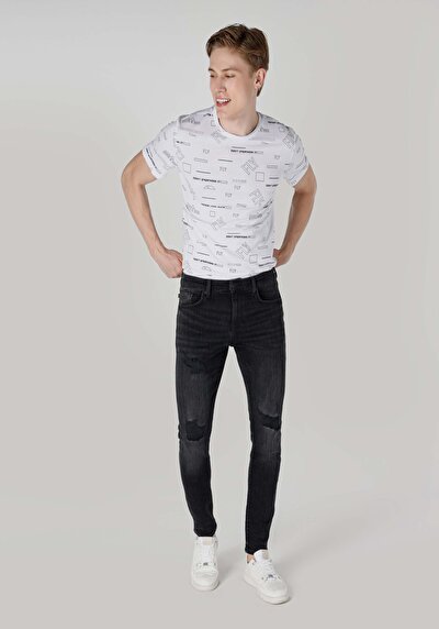 Image de 041 Danny Pantalon Slim Leg Low Rise En Slim Fit Homme