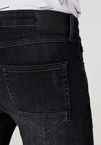Afficher les détails de 041 Danny Pantalon  Slim Leg Low Rise En  Slim Fit Homme