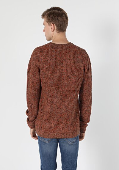 Image de Pull Marron Regular Fit   Homme