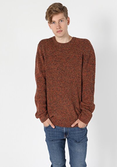 Image de Pull Marron Regular Fit   Homme