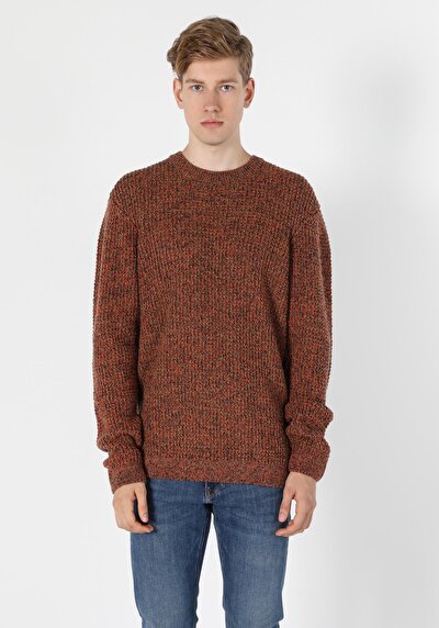 Image de Pull Marron Regular Fit   Homme
