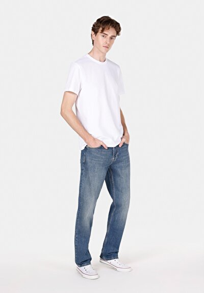 Image de 045 David Pantalon  Straight Leg Medium Rise En Jean Regular Fit Homme