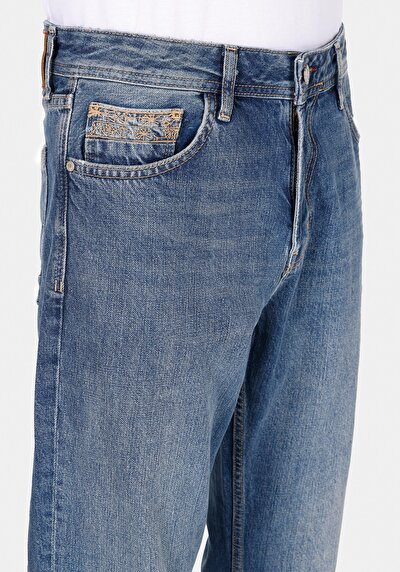 Image de 045 David Pantalon  Straight Leg Medium Rise En Jean Regular Fit Homme