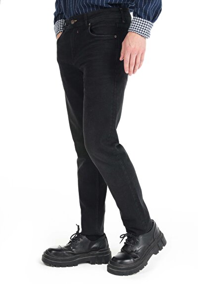 Afficher les détails de 044 Karl Pantalon  Straight Leg Medium Rise En  Straight Fit Homme