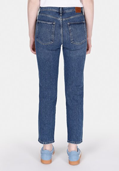 Image de 891 Maya Pantalon Tapered Leg Medium Rise En Jean Slim Fit Femme