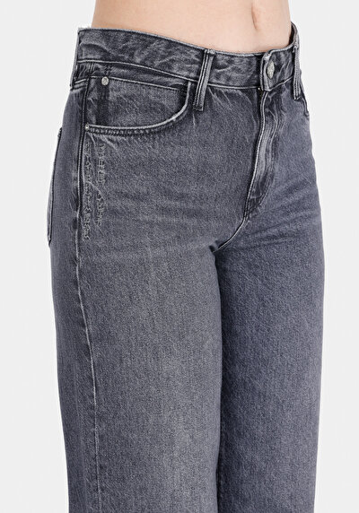 Image de 970 Berry Pantalon  Wide Leg High Rise En Jean Regular Fit Femme