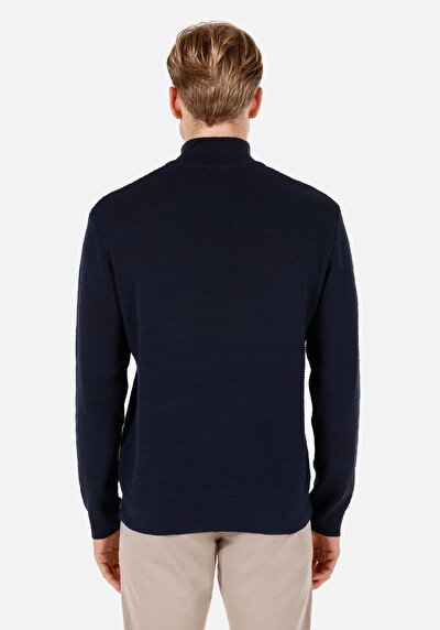 Image de Pull Marine Regular Fit Manches Longues  Homme