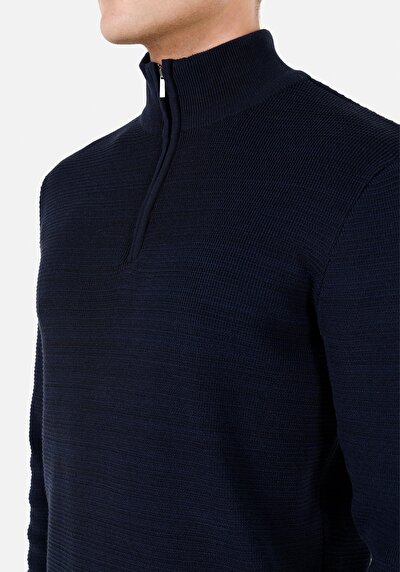 Image de Pull Marine Regular Fit Manches Longues  Homme