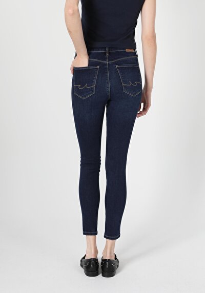 Image de 759 Lara Pantalon Bleu Skinny Leg En Super Slim Fit Femme
