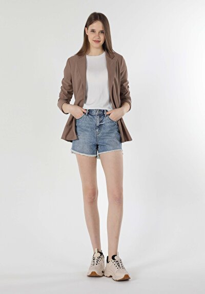 Afficher les détails de Veste De Blazer  Slim Fit   Femme