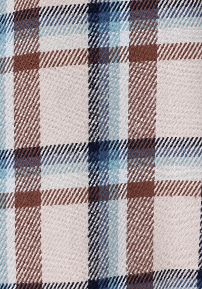 Image de Chemise À Manches Longues Multicolou Comfort Fit Plaid Gabardine Homme