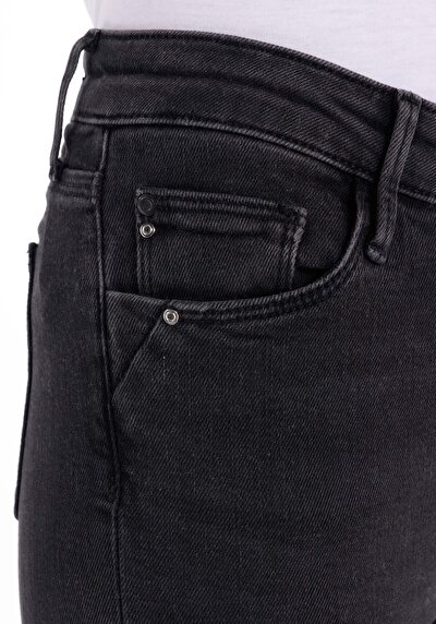 Afficher les détails de 759 Lara Pantalon Noir Skinny  Leg Medium Rise En  Skinny Fit Femme