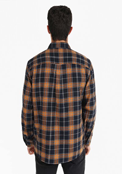 Image de Chemise À Manches Longues Marine Homme