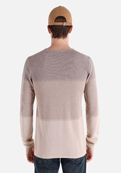 Afficher les détails de Pull Beige Regular Fit   Homme