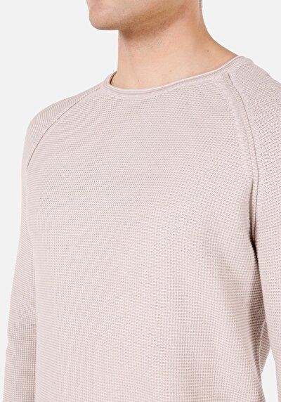 Image de Pull Beige Regular Fit Manches Longues  Homme