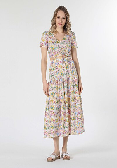 Image de Chemise À Manches Courtes Multicolou  Slim Fit Femme